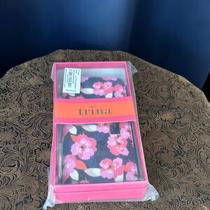 Trina Turk Pink Floral Clutch